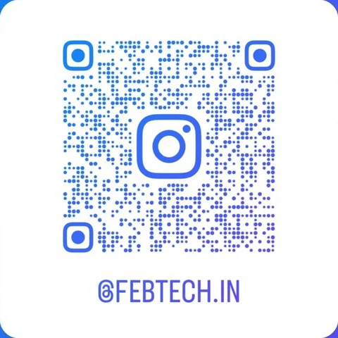 Instagram QR code for @febtech.in